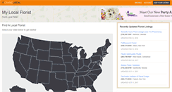 Desktop Screenshot of mylocalflorist.net