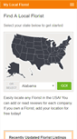 Mobile Screenshot of mylocalflorist.net